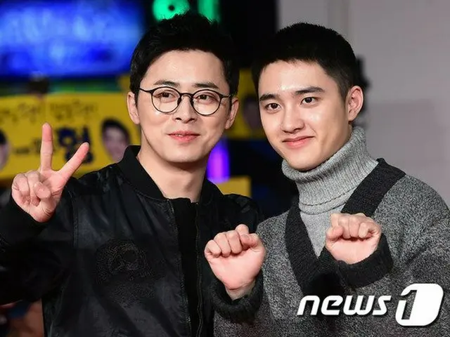 Actor Cho Jong Seok & D.O (EXO), movie ”Big brother” box office attended theThank You event. @ Seoul
