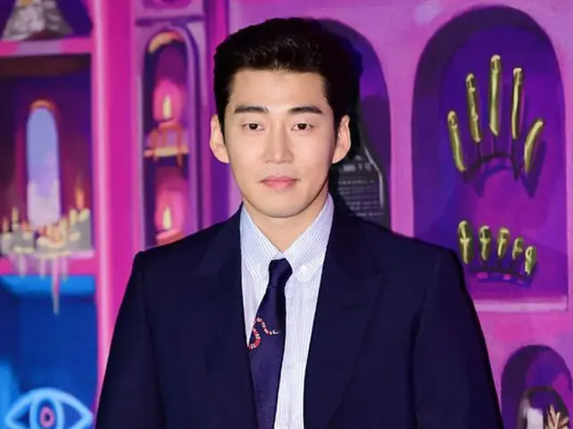 Actor Yoon Kye Sang, attended GUCCI's photo wall event. In the afternoon of the25th. Flagship store