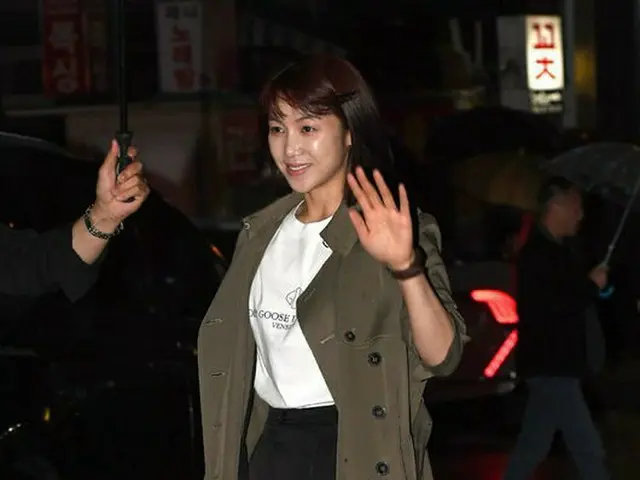 Actress Kim Ok Bin, attended launch party of TV Series ”little gods' kids”.Seoul Yeouido