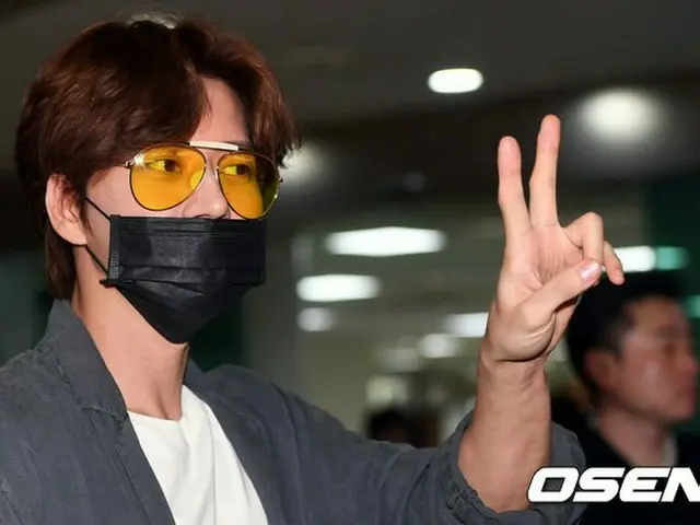 Korean actor Park Hae Jin, departed from to China from Gimpo Airport.