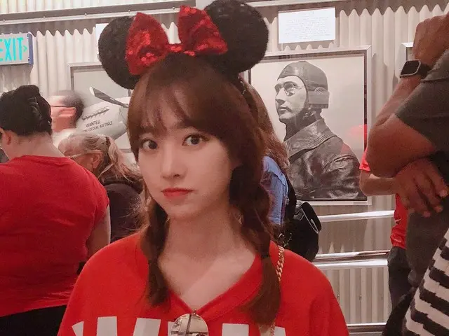 【G Official】 Actress Jin Se Yeon, Recent Activity. Disney_Land,Universal_Studio.