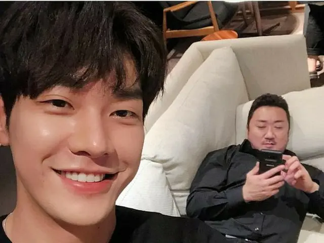 Actor Kim Young Kwang, Updated SNS. Publish two-shot with Ma · Donseok.