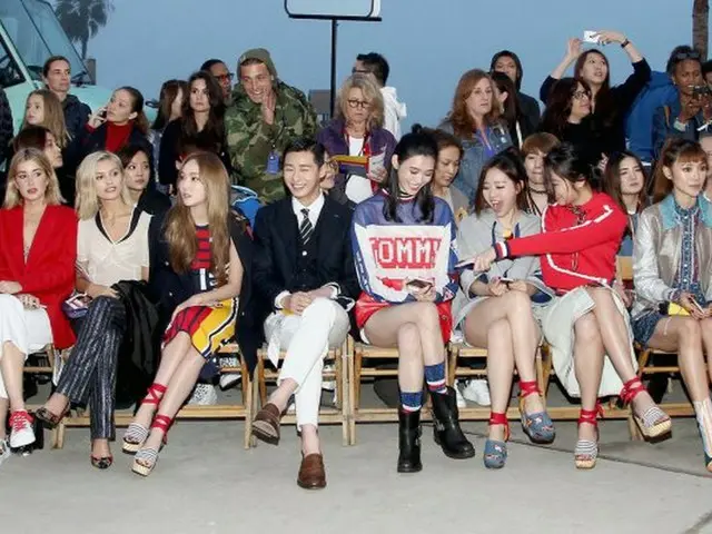 Jessica from SNSD, actor Park Seo Jun, fashion show participation. Events on theCalifornia coast.