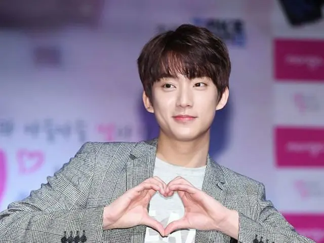 B1A4 Gong Chan attended the launch showcase ”Love required” romance simulationgame for real life.