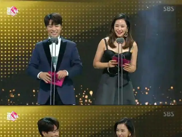 ”2018 SEOUL AWARDS” award ceremony, actress Lee · HANI is late. ● The co-prizewinner ”Lee Hani is in