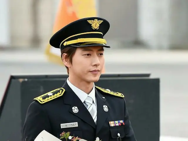 Actor Park Hae Jin attends ”The 56th Anniversary of Fire Day” event held at theCentral 119 Rescue He