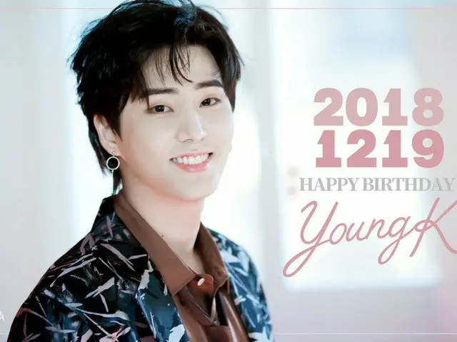 【D Official jyp】 Celebrate DAY 6, Young K's birthday.