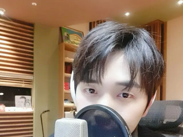 【G Official】 B1A4_ Sandeul, on the radio program ”On the night the starsshine” on air.