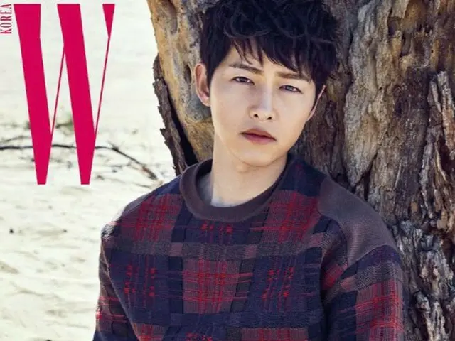 Song Joong Ki, released pictures. From magazine ”W Korea”.