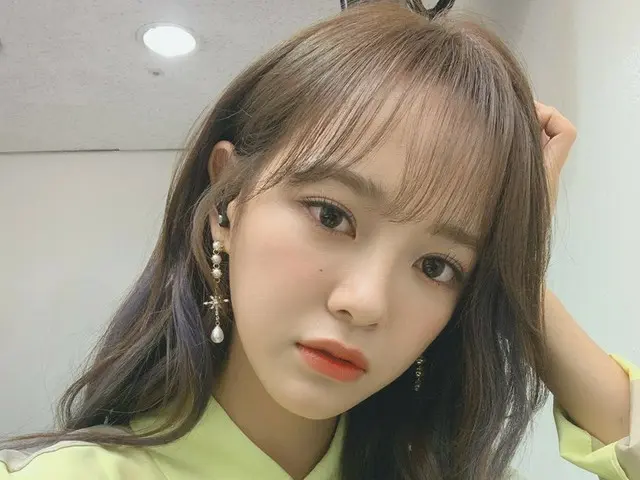 [T Official] gugudan, [PHOTO] 200329 #Se Jeong 📸 SBS #Inkigayo Se Jeong This iswhy chiman mouth lik