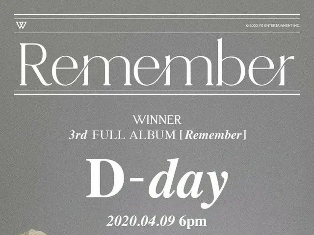 [Công thức D yg] #WINNER Tác phẩm hoàn chỉnh thứ ba [Tưởng niệm] Poster D-Day  A
