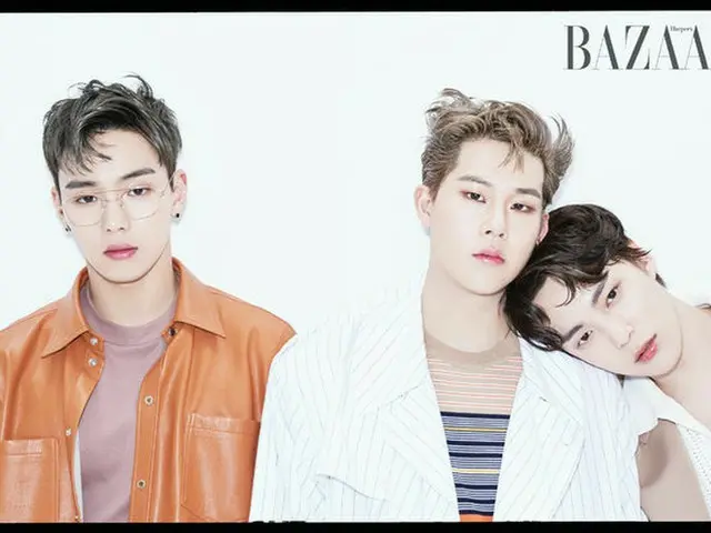 MONSTA X Shonu & Juhon & Minhyuk, hình ảnh được phát hành. Chợ Harper. .