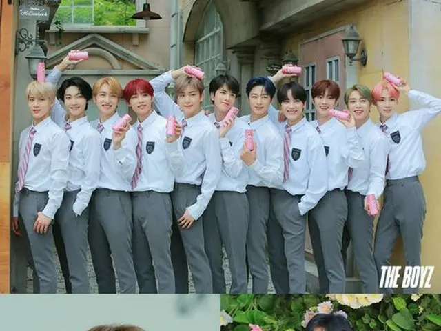 Đằng sau hậu trường của thương hiệu đồ uống "THE BOYZ" đã được phát hành.