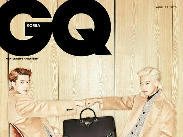 "EXO" SEHUN & CHANYEOL, ảnh được phát hành. "GQ KOREA" số tháng 8. .