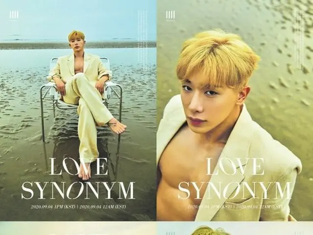 Ca sĩ WONHO, ảnh concept của album solo đầu tiên "Love Synonym #1: Right for Me"