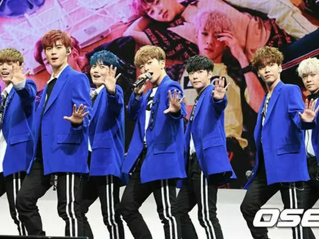 B1A4's younger brother group 'ONF', debut showcase held.