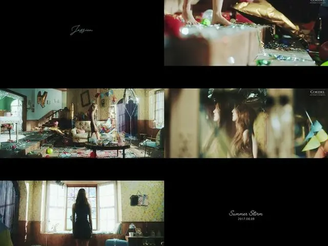 Jessica, debut 10th anniversary commemorative album title ”Summer Storm” teaserreleased.