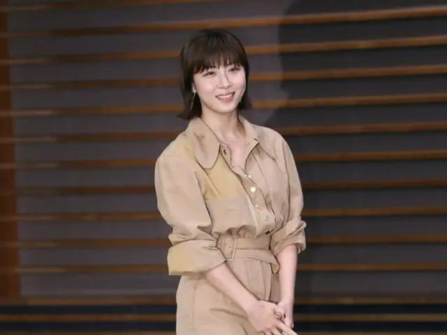 Actress Ha Ji Won, attended MBC's Miniseries ”Hospital ship” productionpresentation event.