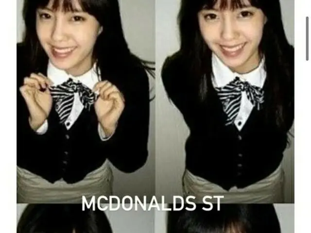 HYOMIN (T-ARA) has released a photo of the ”Gangnam 5 Great Ulzzang” era 15years ago. Captured the n