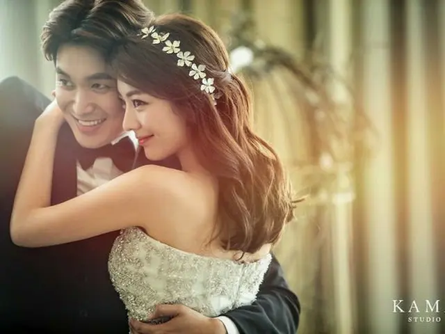 Actor Jung Gyu Woon, released a wedding photograph with beautiful music collegestudent.