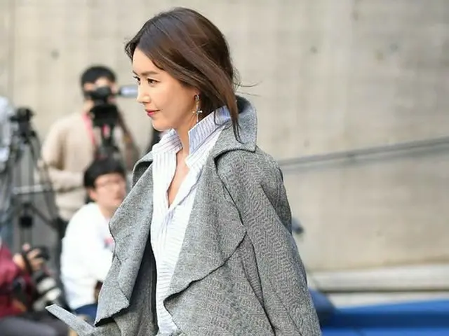 Actress Chae Jung An, ”2018 S / S HERA SEOUL FASHION WEEK” attended YCH show.
