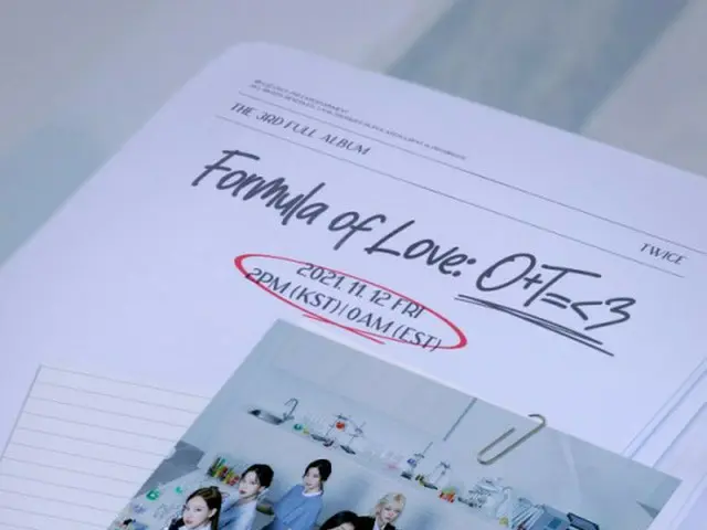 Album chính thức thứ ba của "TWICE" "Formula of Love: O + T = <3" sẽ được phát h