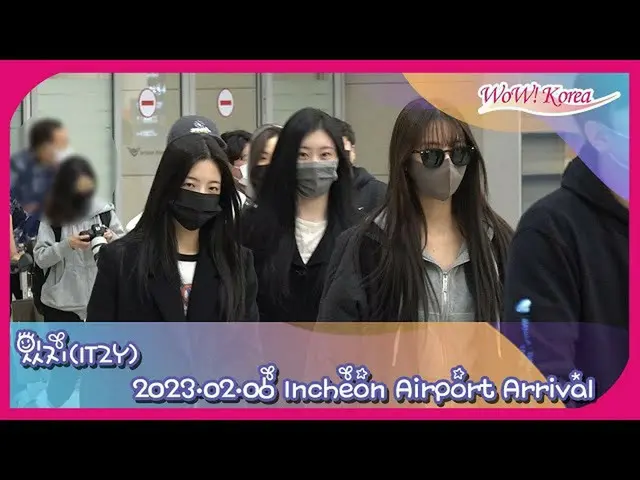 ITZY đã trở lại sân bay quốc tế Incheon vào sáng sớm nay (6/2). .  