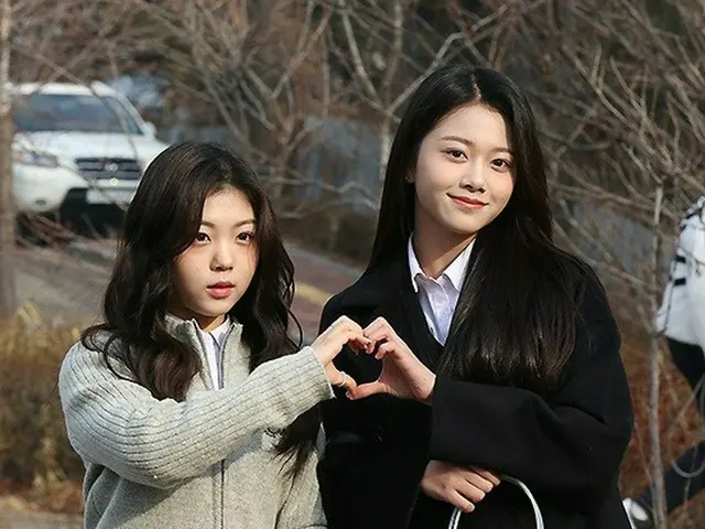 ”CLASS: y” Liwon & Jimin attended the graduation ceremony of Onju Junior HighSchool today (2/7). . .