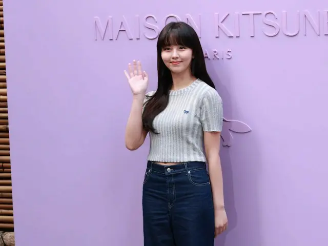 Nữ diễn viên Kim So Hee-yeon đã tham dự sự kiện ra mắt 'Maison Kitsune' Baby Fox