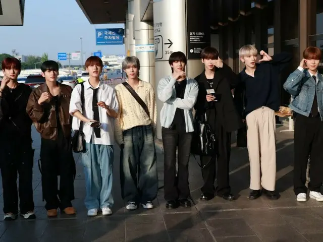 n.SSign khởi hành sang Nhật Bản biểu diễn tại ”KCON JAPAN 2024” vào sáng ngày 9@ Sân bay quốc tế Gimpo.