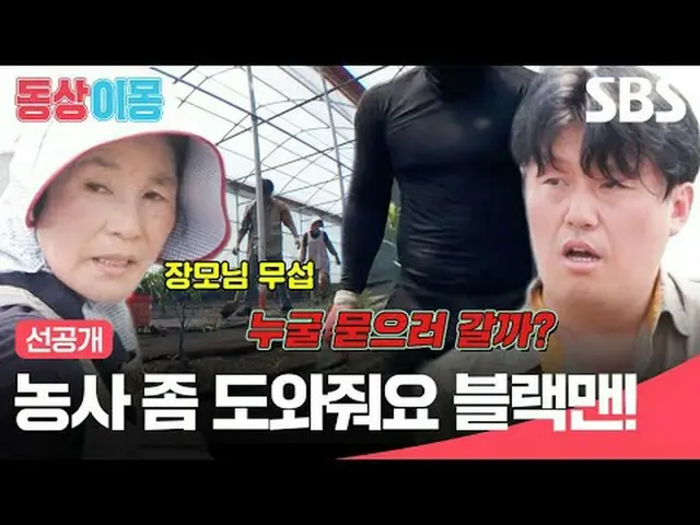 Blackman, giúp tôi công việc đồng áng. #金靓泽_#Choi Yura #SBSMondayEntertainment#C