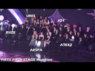 241117 KGMA FIFTY FIFTY_ _ STAGE REACTION fan video của 스피넬
 aespa RIIZE_ _ ATEE