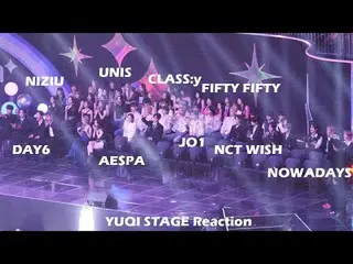 241117 KGMA NCT_ _ WISH_ _ STAGE REACTION fan camera của 스피넬
 aespa_ _ DAY6_ _ N