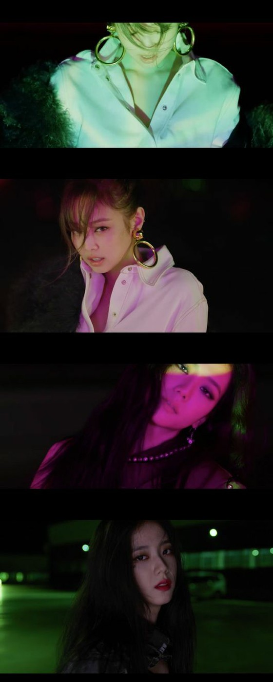 "BLACK PINK" JENNIE x Jisoo, teaser tuyệt vời được tung ra ... Video 4 màu 4 người đã hoàn thành trước thềm comeback