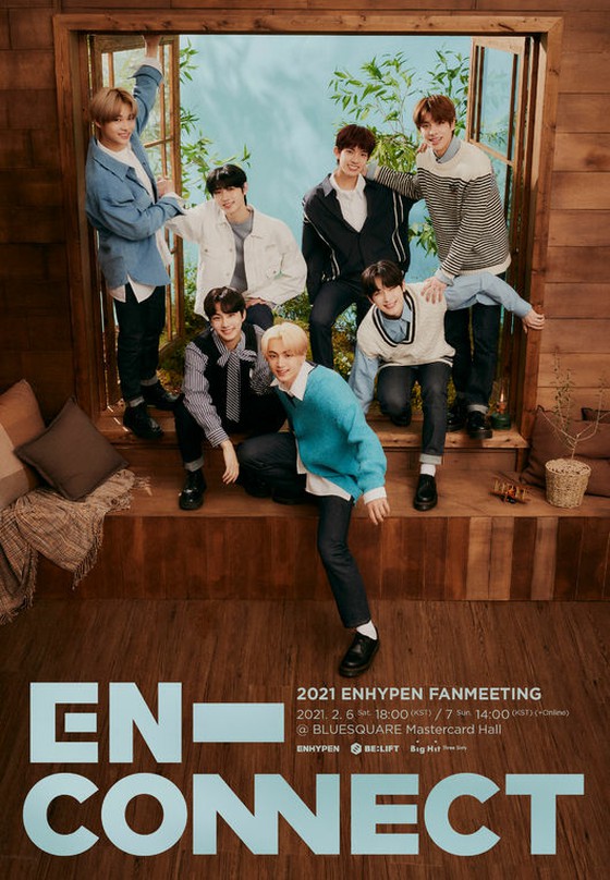 "ENHYPEN" ra mắt Fan meeting đầu tiên "EN-CONNECT" được tổ chức ... Poster đầy vẻ đẹp trai