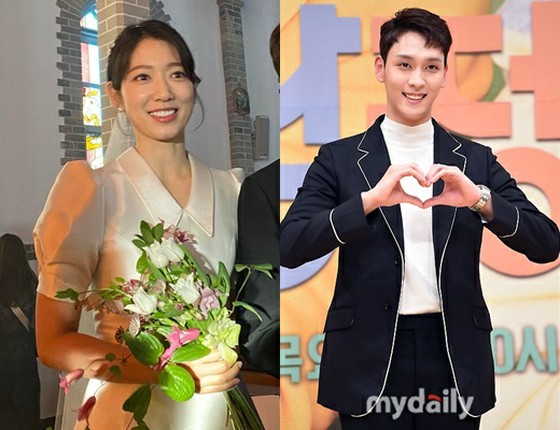 Nam diễn viên Choi Tae Joon và nữ diễn viên Park Sin Hye đưa mọi thứ cho "đám cưới súng ngắn" sau khi ra mắt