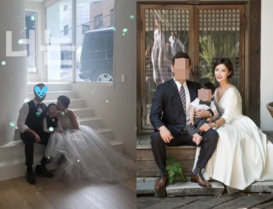 Nữ diễn viên Hwang Jung Eum lộ ảnh hậu trường chụp ảnh bầu ... "Con phải là con"