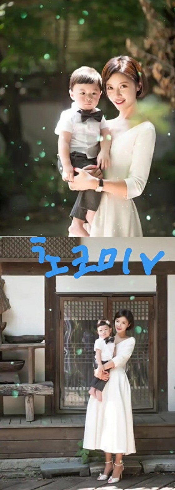 Nữ diễn viên Hwang Jung Eum lộ ảnh hậu trường chụp ảnh bầu ... "Con phải là con"