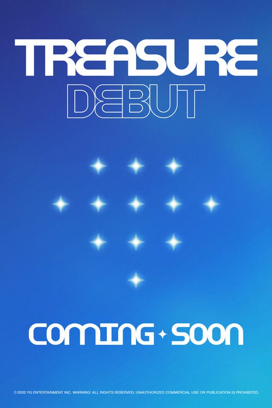 Người mới của YG "TREASURE", poster logo đầu tay được phát hành ... nhóm lớn nhất của YG