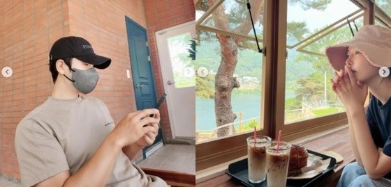 Lee SangWoo & Kim So Yeon và vợ hẹn hò ở quán cà phê ngọt ngào