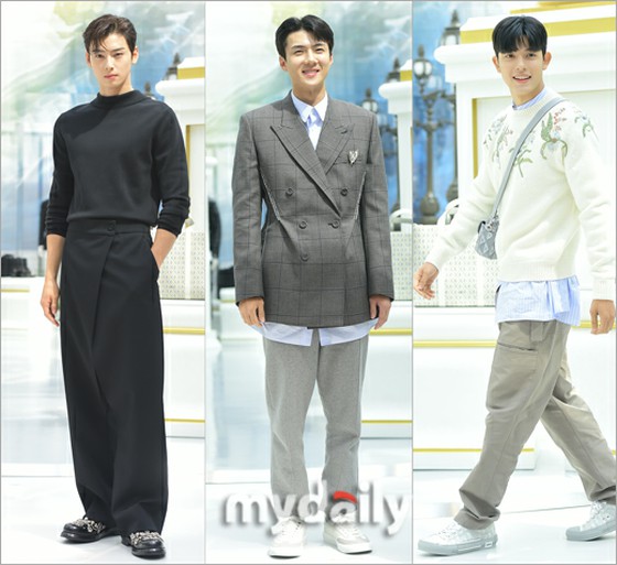 Cha EUN WOO (ASTRO) & SEHUN (EXO) & Romon, diện mạo mới nhất được các "chàng trai điêu khắc" truyền tải là gì?