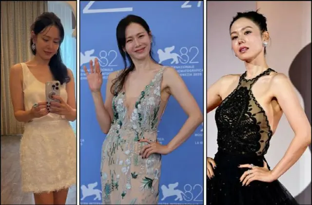 ベネチアに登場したソン・イェジン…ドレス姿も輝きを放つ