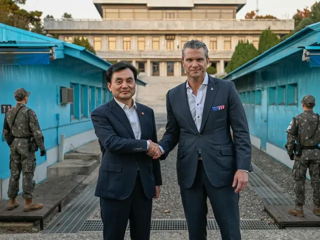 JSAを訪れた米韓国防長官…「板門店の訪問は米韓連合の象徴」=韓国