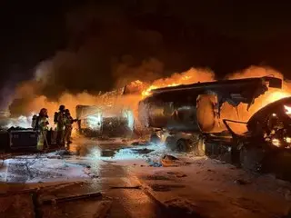 Hai người thiệt mạng, bốn người bị thương trong vụ va chạm liên hoàn giữa xe bồn và xe tải trên đường cao tốc ở Hàn Quốc