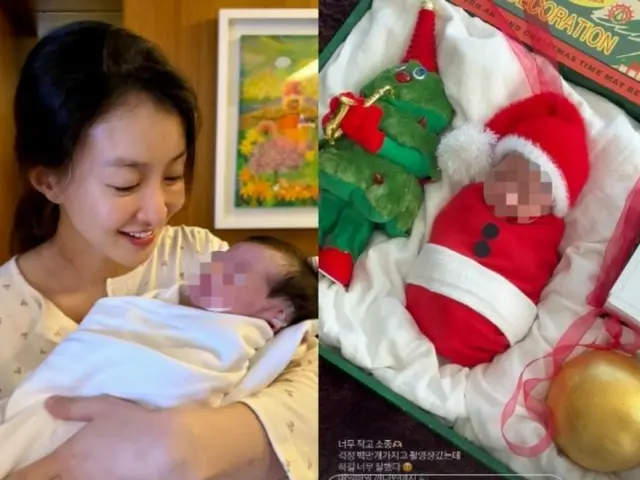 Nữ diễn viên Lee Si Young gây tranh cãi khi đăng ảnh đứa con thứ hai kèm theo câu hỏi: "Mọi người nghĩ tôi là đồ trang trí Giáng sinh thế nào?"