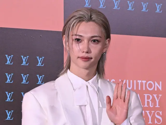 [Ảnh] Felix và Shin Min A của Stray Kids tham dự sự kiện của Louis Vuitton