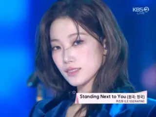 [Lễ hội âm nhạc KBS 2025] Kazuha hóa thân thành Jung Kook của BTS trong bộ vest... và trình diễn một bản cover.