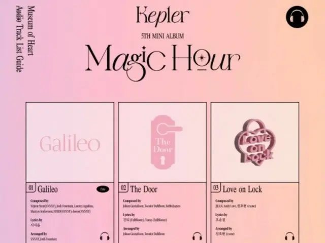 「Kep1er」、新曲「Galileo」でカムバック…デビュー後初のユニット曲予告