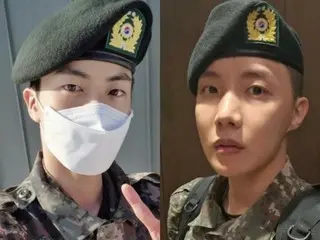 "BTS" JIN & J-HOPE, lời chào Chuseok từ quân đội... "Chúc Chuseok vui vẻ"