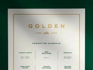 "BTS" JUNG KOOK tung lịch quảng bá cho album solo "GOLDEN"